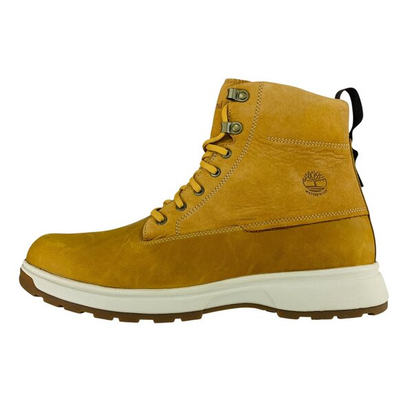 Timberland Atwells Ave Mid Lace Waterproof Wheat Men's Boots Shoes TB1A43VN231 - Picture 1 of 11